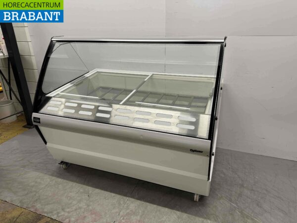 Verrijdbare Combisteel Hawai Schepijsvitrine 15 bakken 230V Horeca - Afbeelding 3