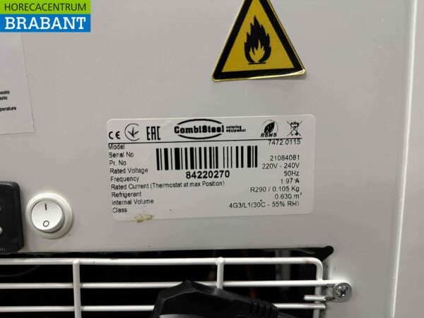Verrijdbare Combisteel Hawai Schepijsvitrine 15 bakken 230V Horeca - Afbeelding 7