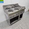 RVS Modular Baklijn 4 pits elektrisch fornuis en friteuse 90 cm 400V Horeca - Afbeelding 3