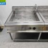 RVS Gico Baklijn 4 pits fornuis met 2 x dubbele bain marie GAS/400V Horeca - Afbeelding 6