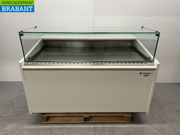 Coreco Koelvitrine Snackvitrine Gekoelde vitrine 150,5 cm 230V Cafetaria Friettent Horeca