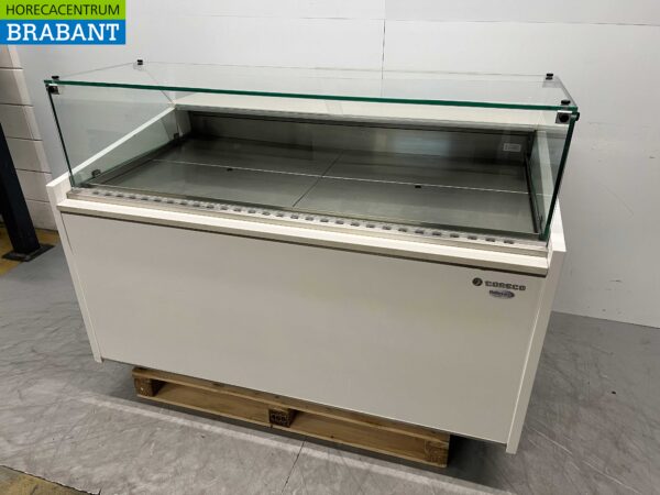 Coreco Koelvitrine Snackvitrine Gekoelde vitrine 150,5 cm 230V Cafetaria Friettent Horeca - Afbeelding 3