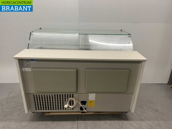Coreco Koelvitrine Snackvitrine Gekoelde vitrine 150,5 cm 230V Cafetaria Friettent Horeca - Afbeelding 5