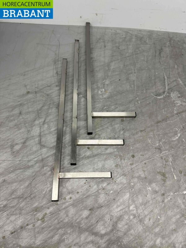 RVS 3 Beugels Muurbeugels Beugel 91 x 30,5 cm Horeca