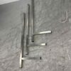 RVS 3 Beugels Muurbeugels Beugel 91 x 30,5 cm Horeca - Afbeelding 2