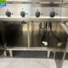 RVS Electrolux Baklijn 4 pits fornuis, dubbele friteuse en bakplaat 245 cm 400V Horeca - Afbeelding 5