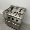 RVS Combisteel Dubbele Friteuse Frituur 2 x 18 Liter 400V Horeca - Afbeelding 2