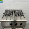 RVS Combisteel Dubbele Friteuse Frituur 2 x 18 Liter 400V Horeca - Afbeelding 4