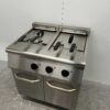 RVS Combisteel Dubbele Friteuse Frituur 2 x 18 Liter 400V Horeca - Afbeelding 3