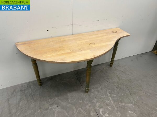 Houten Hutten Sidetable tafel 162,5 x 64,5 x 74 cm Horeca - Afbeelding 2