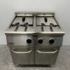 RVS Combisteel Dubbele Friteuse Frituur 2 x 18 Liter 400V Horeca