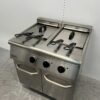 RVS Combisteel Dubbele Friteuse Frituur 2 x 18 Liter 400V Horeca - Afbeelding 3
