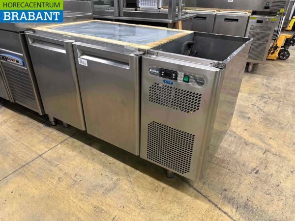 RVS Afinox Koelwerkbank 2 deuren 134 cm 230V Horeca - Afbeelding 2