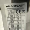 RVS Milan Toast Heteluchtoven Convectie Oven Afbakoven 37 liter 230V Horeca - Afbeelding 6