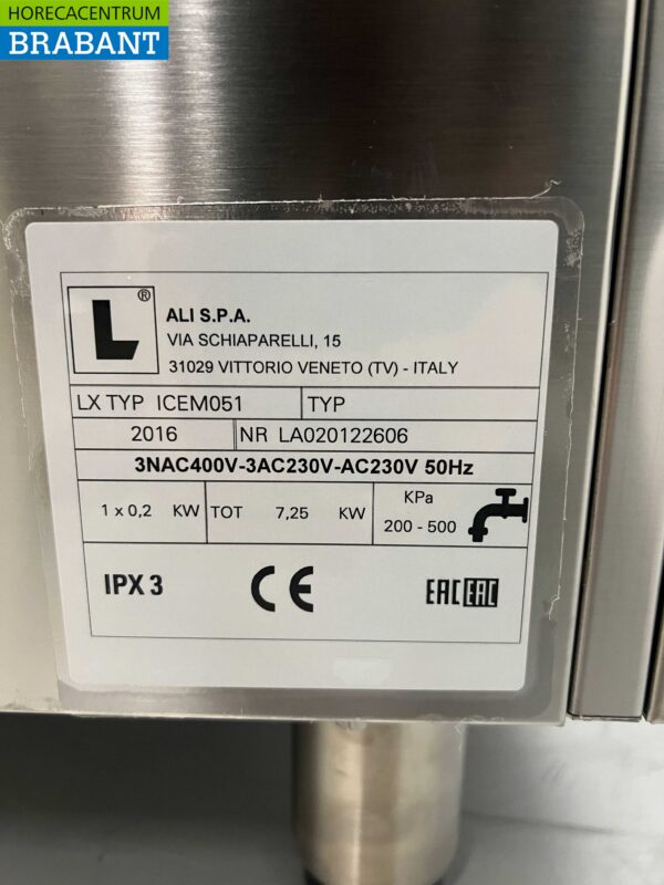 RVS Lainox ICEM051 Combisteamer Steamer 5 x 1/1 GN 400V Horeca - Afbeelding 7