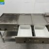 RVS Mareno Baklijn Elektrische bakplaat en 3 friteuses 240 cm 400V Horeca - Afbeelding 5