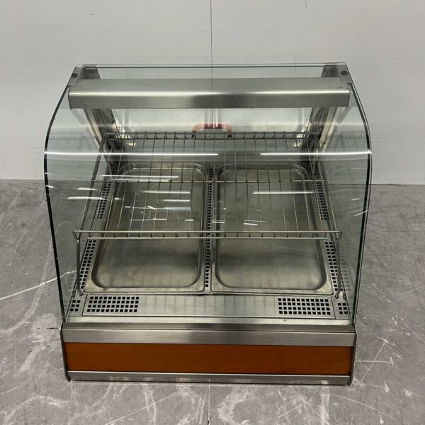 RVS Warmtevitrine Warmhoudvitrine 73 cm 230V Horeca