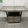 RVS Werktafel Werkkast 2 deuren 140 x 74,5 x 96 cm Horeca