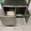 RVS Werktafel Werkkast 2 deuren 140 x 74,5 x 96 cm Horeca - Afbeelding 4