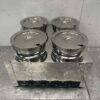 RVS Hotpot Hot Pot bain marie 4 x 5 liter 230V Horeca