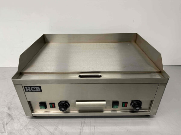 RVS Grillplaat Bakplaat Gladde bakplaat 66 cm 400V Horeca