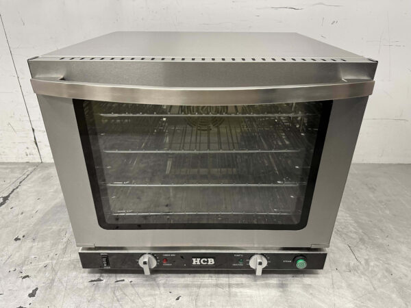 RVS Heteluchtoven Convectie Oven Afbakoven met grill en vochtinjectie / stomen 66 liter 230V Horeca