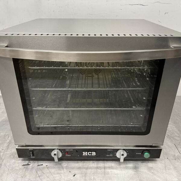 RVS Heteluchtoven Convectie Oven Afbakoven met grill en vochtinjectie / stomen 66 liter 230V Horeca