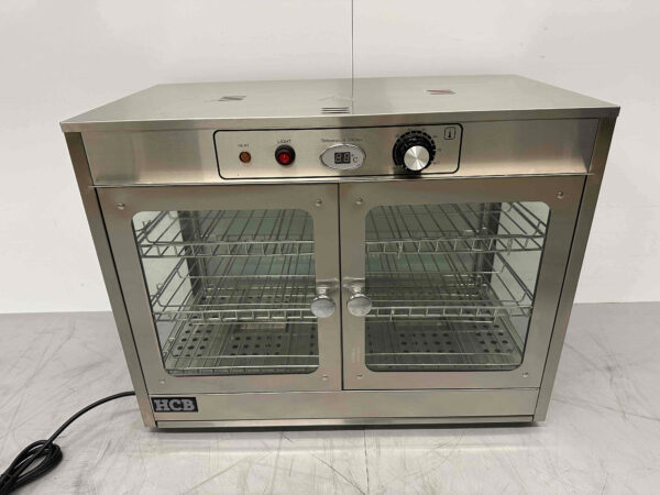 RVS Warmhoudvitrine Warmtevitrine 66,5 cm 230V Horeca