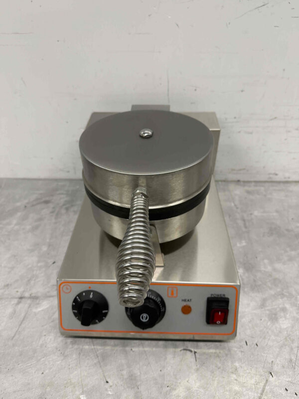 RVS Wafelijzer hartjes met timer 230V Horeca