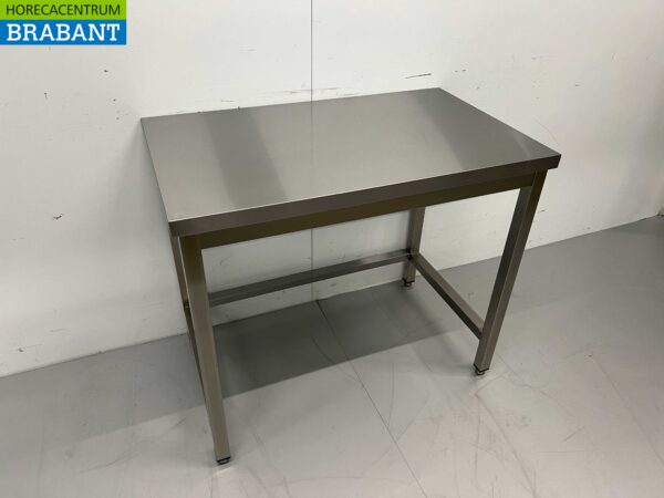 RVS Werktafel Tafel Premium-line 100 x 60 x 85 cm Horeca - Afbeelding 2