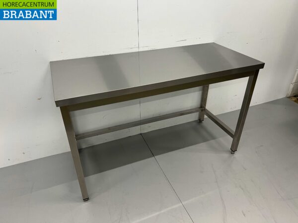 RVS Werktafel Tafel Premium-line 140 x 60 x 85 cm Horeca - Afbeelding 2
