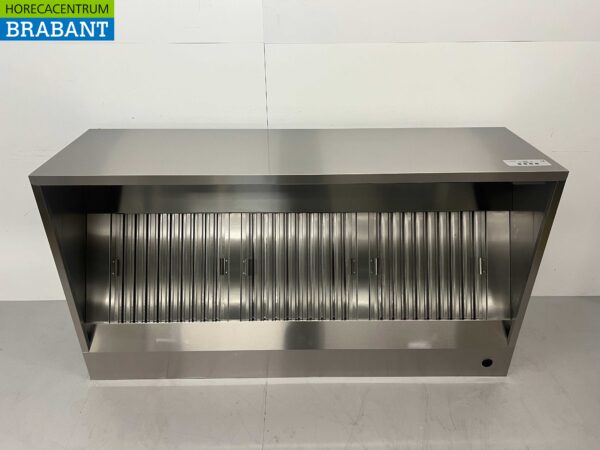 RVS Afzuigkap Dampkap Premium-line motor 2000 kuub box doos model 180 cm 230V Horeca