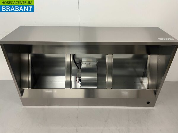 RVS Afzuigkap Dampkap Premium-line motor 2000 kuub box doos model 180 cm 230V Horeca - Afbeelding 5