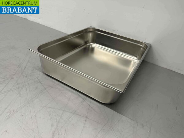 RVS Gastronorm bak GN bak 2/1 Diepte 150 mm Horeca - Afbeelding 3