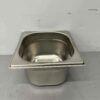 RVS Gastronorm bak GN bak 1/6 Diepte 100 mm Horeca