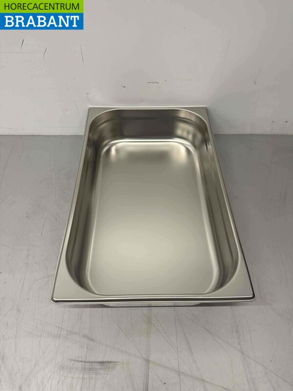 RVS Gastronorm bak GN bak 1/1 Diepte 100 mm Horeca - Afbeelding 2