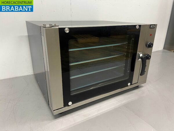 RVS HCB Convectie Oven Heteluchtoven 60/40 cm 400V Horeca - Afbeelding 2