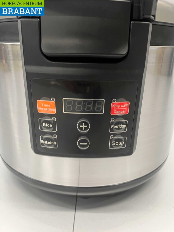 RVS Rijstkoker Rijstwarmer Digitaal display 19 liter 230V Horeca - Afbeelding 4