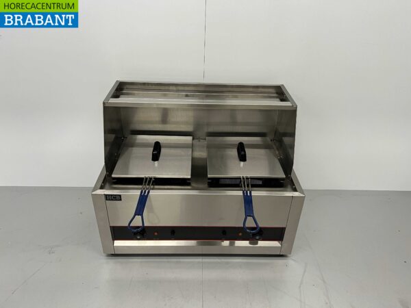 RVS Dubbele Friteuse Frituur 2 x 13 liter 230V Horeca