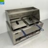 RVS Dubbele Friteuse Frituur 2 x 13 liter 230V Horeca - Afbeelding 3