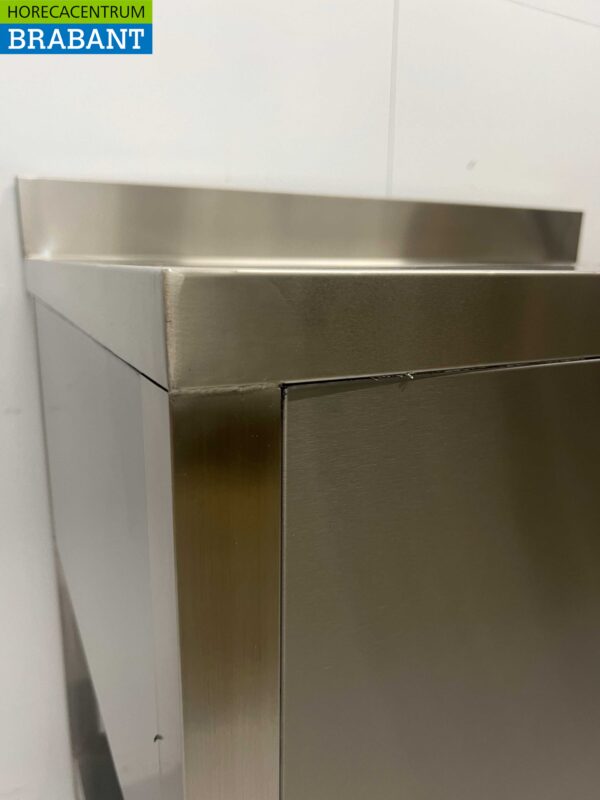 RVS Spoeltafel Spoelbak Gelast model Premium-line 100 cm Horeca - Afbeelding 5