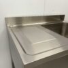 RVS Spoeltafel Spoelbak Gelast model Premium-line 100 cm Horeca - Afbeelding 6