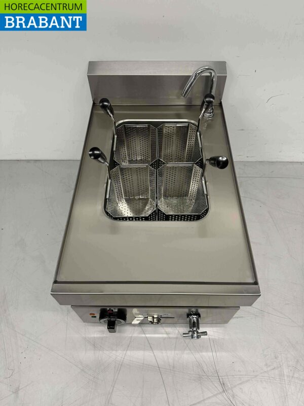 RVS  Pastakoker 4 mandjes 12 liter 650 Serie 400V Horeca - Afbeelding 3