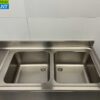 RVS Spoeltafel dubbele spoelbakken Premium-line 180 cm Horeca - Afbeelding 4