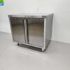 RVS Werkkast Kast 2 deuren Premium-line 90 cm Horeca - Afbeelding 2