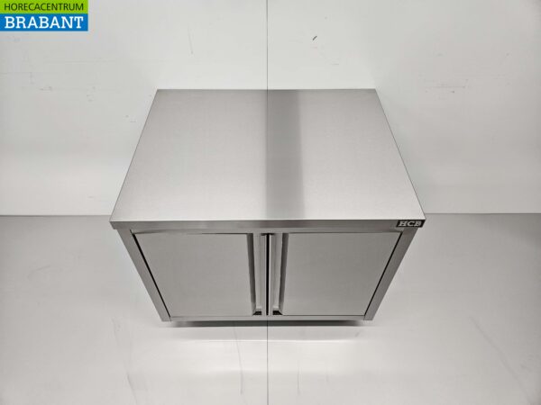 RVS Werkkast Kast 2 deuren Premium-line 90 cm Horeca - Afbeelding 4