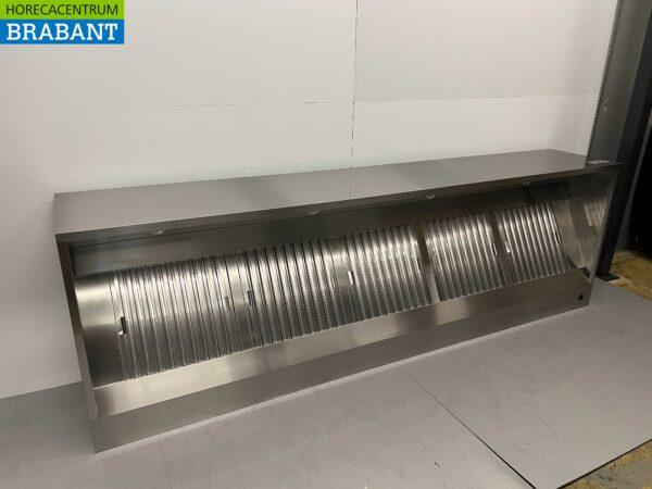 RVS Afzuigkap Dampkap Premium-line Motor 2500 kuub Box Doos model 300 cm 230V Horeca - Afbeelding 2