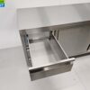 RVS Werkkast Kast Werktafel Premium-line 2 schuifdeuren en 3 laden 180 cm Horeca - Afbeelding 5
