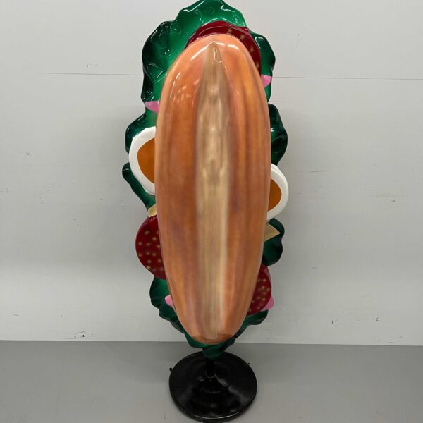 Polyester Broodje Gezond Pistolet 160 cm Reclame Stoepreclame Horeca