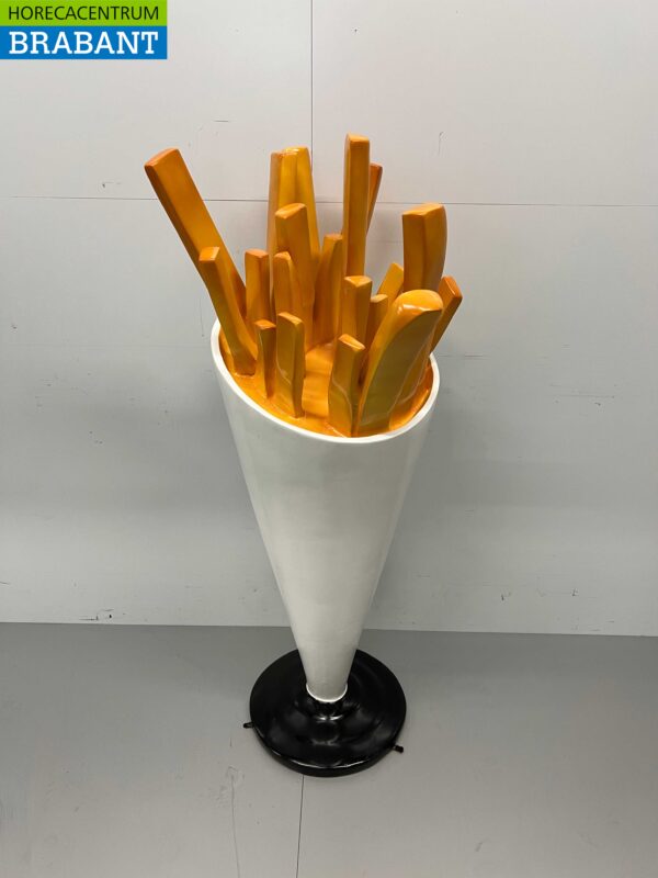 HCB Polyester Puntzak Friet Frietzak Patatzak 150 cm Reclame Stoepreclame Horeca